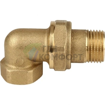 Разъемное соединение американка угловое 1/2, латунное Itap - фото 1