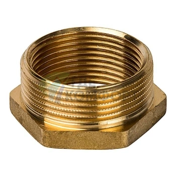 Футорка STOUT 2 x 1 1/2 латунная - фото 2