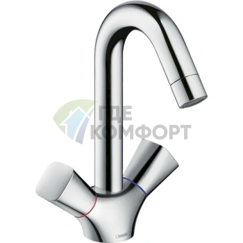 Комплект Hansgrohe Logis: смеситель для ванны с душем, смеситель для раковины и душевая стойка - фото 4