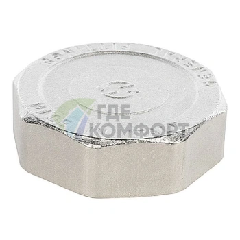 Заглушка STOUT ВР 2 внутренняя резьба никелированная - фото 1