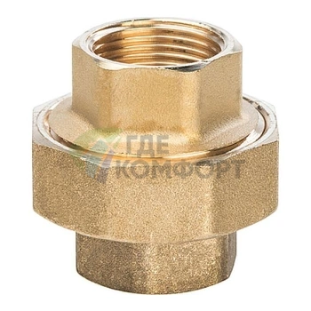 Разъемное соединение STOUT с внутренней резьбой американка ВB 3/4 латунное - фото 2