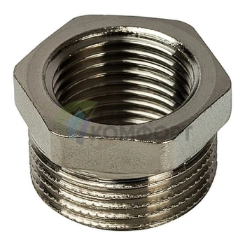 Футорка STOUT 3/4 x 1/2 никелированная - фото 1