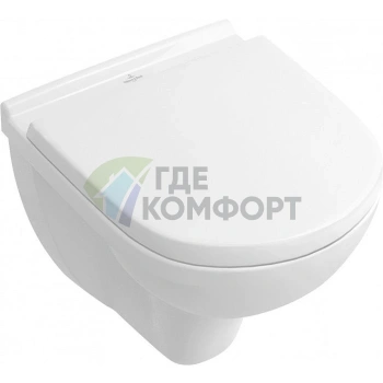 Подвесной унитаз Villeroy & Boch O.Novo 5688HR01 безободковый, цвет alpin