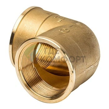 Угольник Stout внутренняя/внутренняя резьба латунный ВВ 2 - фото 2