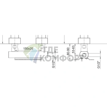 Картридж для напольного смесителя Fantini 1/2 (19 00 1680A) - фото 2