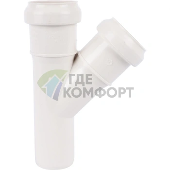 Тройник Sinikon КОМФОРТ ПЛЮС D 040x040x45° 508007.K - фото 3