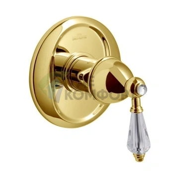 Встроенный смеситель для душа FIMA Carlo Frattini Elizabeth Chic внешняя часть золото (F5089/1COR) - фото 1