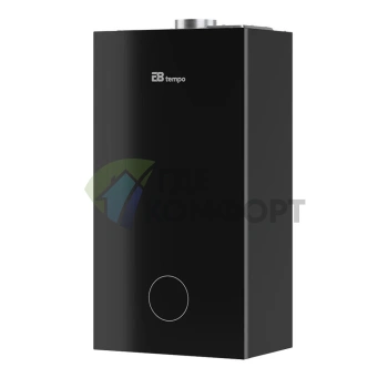 Настенный газовый котел E8 tempo GHC24W (черная стеклянная панель) - фото 1