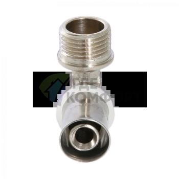 Угольник пресс с наружной резьбой 20х1/2 Valtec - фото 3