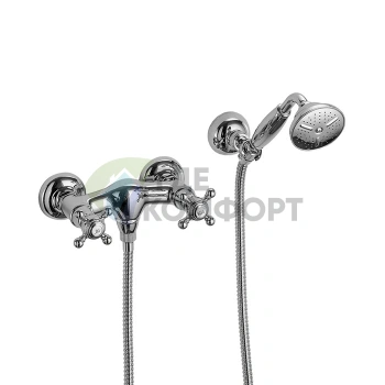 Смеситель для душа FIMA Carlo Frattini Elizabeth: внешний монтаж, с душевым комплектом, хром (F5085CR) - фото 1