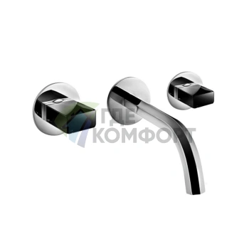 Смеситель настенный Fantini Venezia без ручек хром (29 02 N013SB) - фото 1