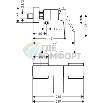 Смеситель для душа Hansgrohe Metropol: немецкое качество и стильный дизайн - фото 2