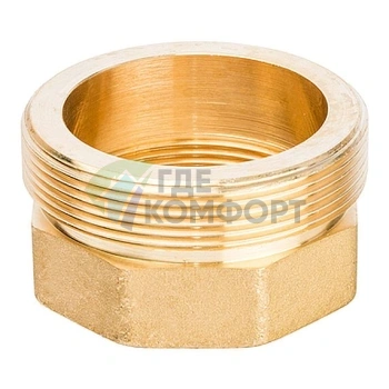 Разъемное соединение STOUT американка ВН с плоским уплотнением 2 латунное - фото 4