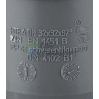 Тройник канализационный HTEA 32х32/90° Ostendorf - фото 3