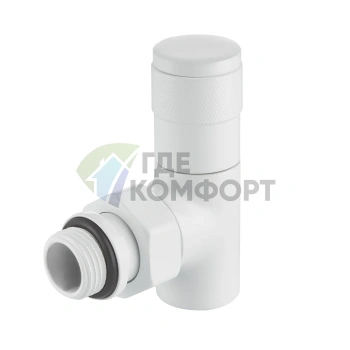 Набор дизайн-вентилей Royal Thermo PIANO 1/2 белый, RTE 56.0012, НС-1422581 - фото 2