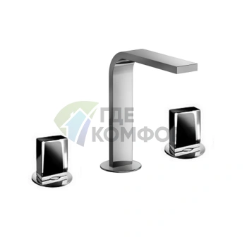 Смеситель для раковины Fantini Venezia In с нажимным донным клапаном, хром (29 02 N504S) - фото 1