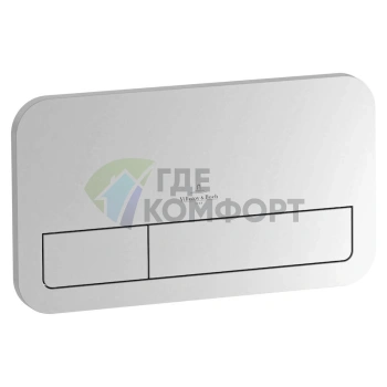 Комплект унитаза Villeroy-Boch Subway Plus с инсталляцией и крышкой-сиденьем, матовый хром - фото 3