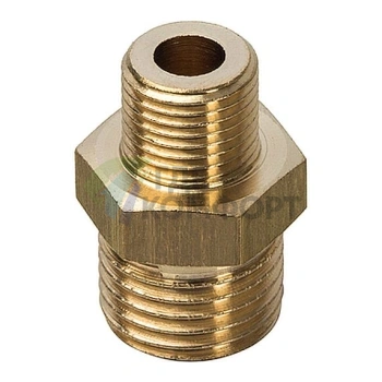 Ниппель STOUT НН переходной 1/4 х 1/8 латунный