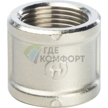 Муфта STOUT ВВ 3/4 внутренняя резьба никелированная - фото 2