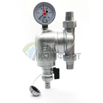 Фильтр Zeissler 100 мкм, с манометром, ZSf.303.0104N 1/2