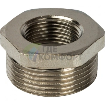 Футорка STOUT 1 1/4 x 3/4 никелированная - фото 4