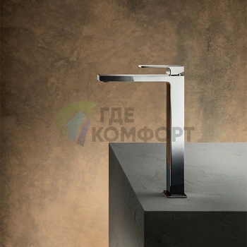 Смеситель для раковины Fantini Mint с хромированным покрытием (165 мм) (34 02 F006WF) - фото 1