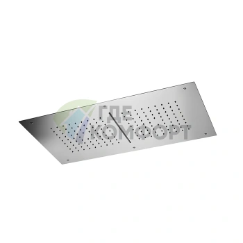Потолочный душ Stella Wellness R700W 700x400 см на 2 потребителя со встроенной панелью, цвет STEEL (DI 11808 ST00) - фото 1