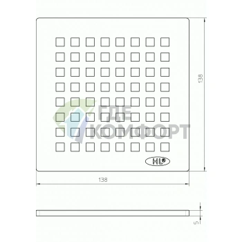 Решетка HL066Q.1E - фото 2