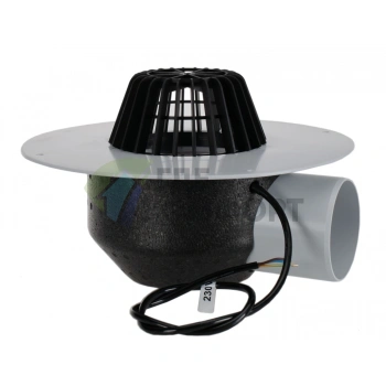 Кровельная воронка HL64.1P с листвоуловителем и электроподогревом