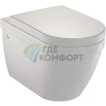 Элегантный подвесной унитаз Jacob Delafon Rodin для экономии пространства - фото 1