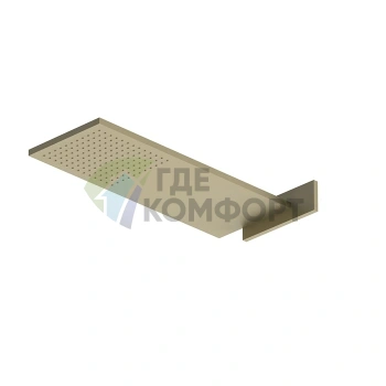 Верхний душ Fantini Venezia настенный, латунь Matt British Gold PVD (86 P6 8036B) - фото 1