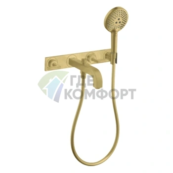 Смеситель для ванны AX Citterio в цвете шлифованная медь (39442950) - фото 1