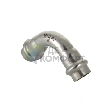 Пресс-угольник 22 мм х 22 из нержавеющей стали VTi.951.I.002222 VALTEC (ВАЛТЕК) - фото 1