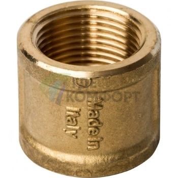 Муфта STOUT ВВ 3/4 внутренняя резьба латунная - фото 2