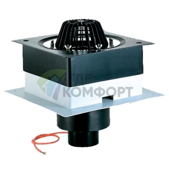 Кровельная воронка HL63.1 с листвоуловителем и электрообогревом - фото 1