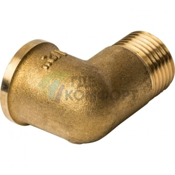 Угольник STOUT наружная/внутренняя резьба латунный НВ 1/2 - фото 4