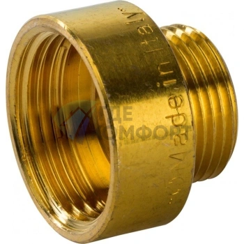 Переходник STOUT ВН 1 1/4 x 1 внутренняя/наружная резьба латунный - фото 4
