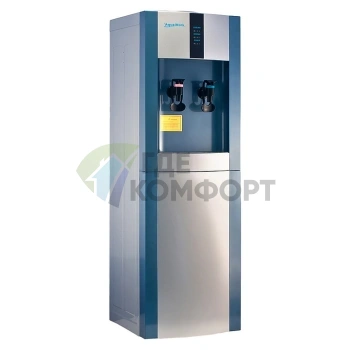 Кулер для воды AquaWork AW 16LD/EN серебристо-синий - фото 1