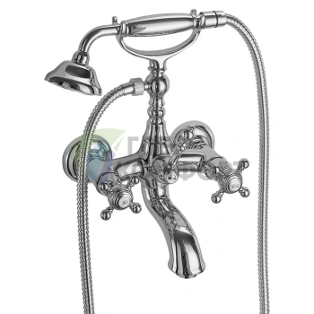 Смеситель для ванны Elizabeth Carlo Frattini с душевым комплектом, хром (F5084CR) - фото 1