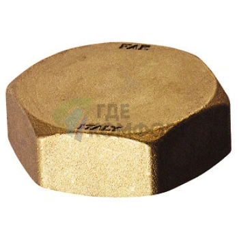 Заглушка с внутренней резьбой 1 1/2 из DZR-латуни Far