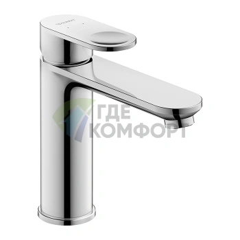Смеситель для раковины Duravit B.3, 1 отверстие, излив 141 мм, хром (B31020002010) - фото 1