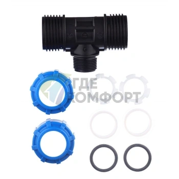 Тройник с наружной резьбой 32x1x32 ПНД Политэк - фото 4