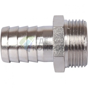 Штуцер НР 3/4x20, никелированный Stout - фото 2