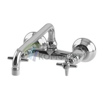 Смеситель для мойки Stella Italica настенный 3245/300 с изливом 300 мм в хроме (IT 04007 CR00) - фото 1