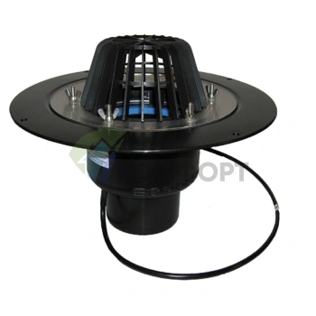 Кровельная воронка HL62.1 с теплоизоляцией-обжимным фланцем и подогревом - фото 1