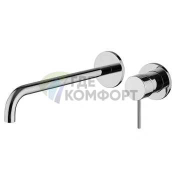 Встраиваемый однорычажный смеситель для раковины FIMA Carlo Frattini SPILLO UP, хром, излив 250 мм (F3051NZX9CR) - фото 1