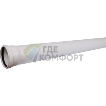 Труба канализационная К/П 110х3000мм Sinikon (Синикон) - фото 2