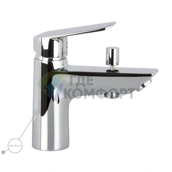 Смеситель для ванны FIMA Carlo Frattini Spot на борт с переключателем, хром (F3024CR) - фото 1