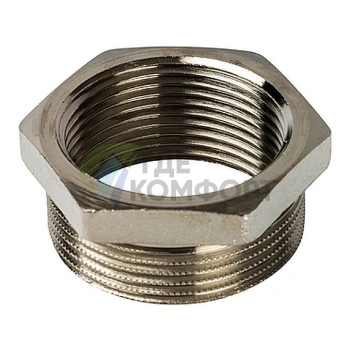 Футорка STOUT 1 1/4 x 1 никелированная - фото 1