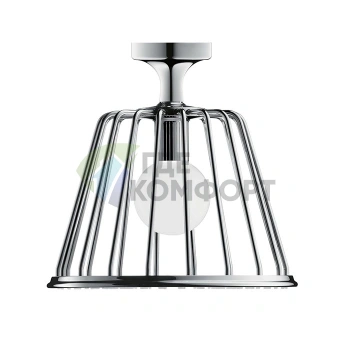 Потолочный душ AX LampShower с подсветкой, дизайн Nendo, хром (26032000) - фото 1